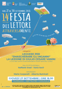 Festa Lettori Vanini 2018